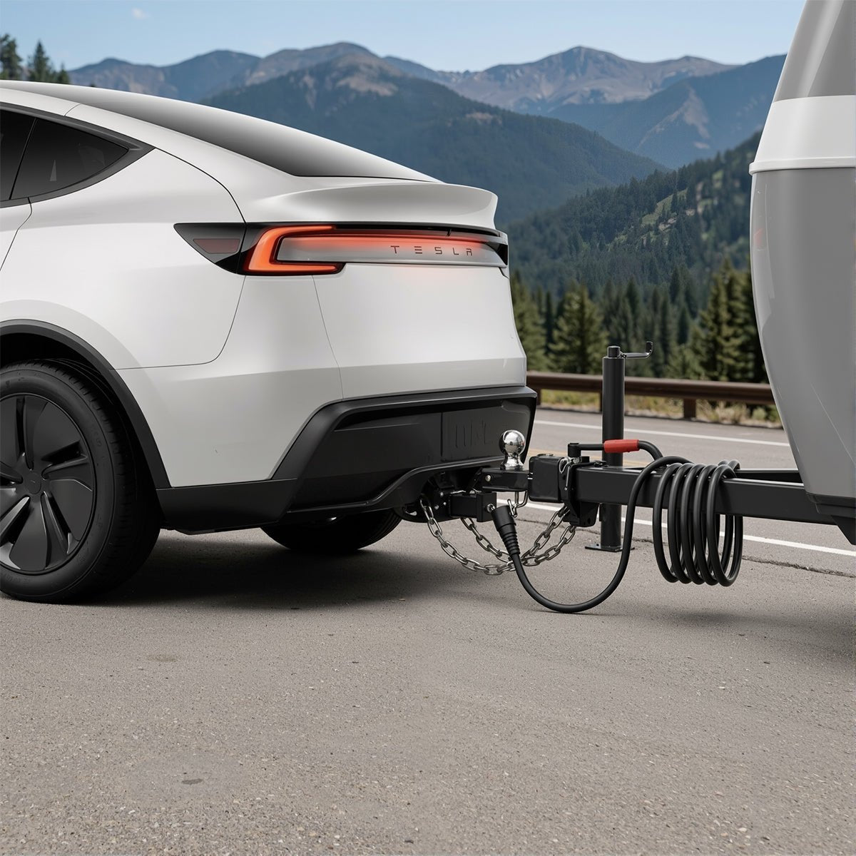 TESERY Tow Hitch for Model Y | 6500 lbs Capacity | No-Drill Install