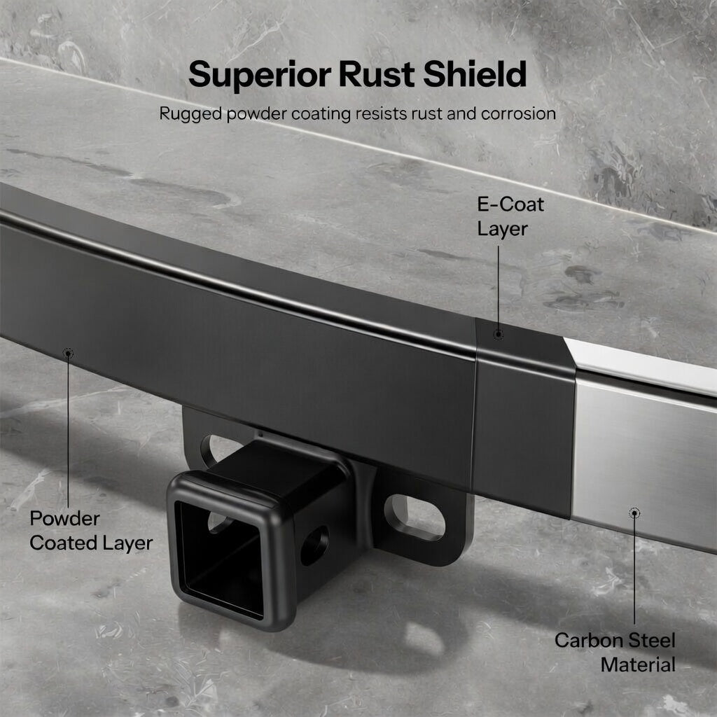 TESERY Tow Hitch for Model Y | 6500 lbs Capacity | No-Drill Install