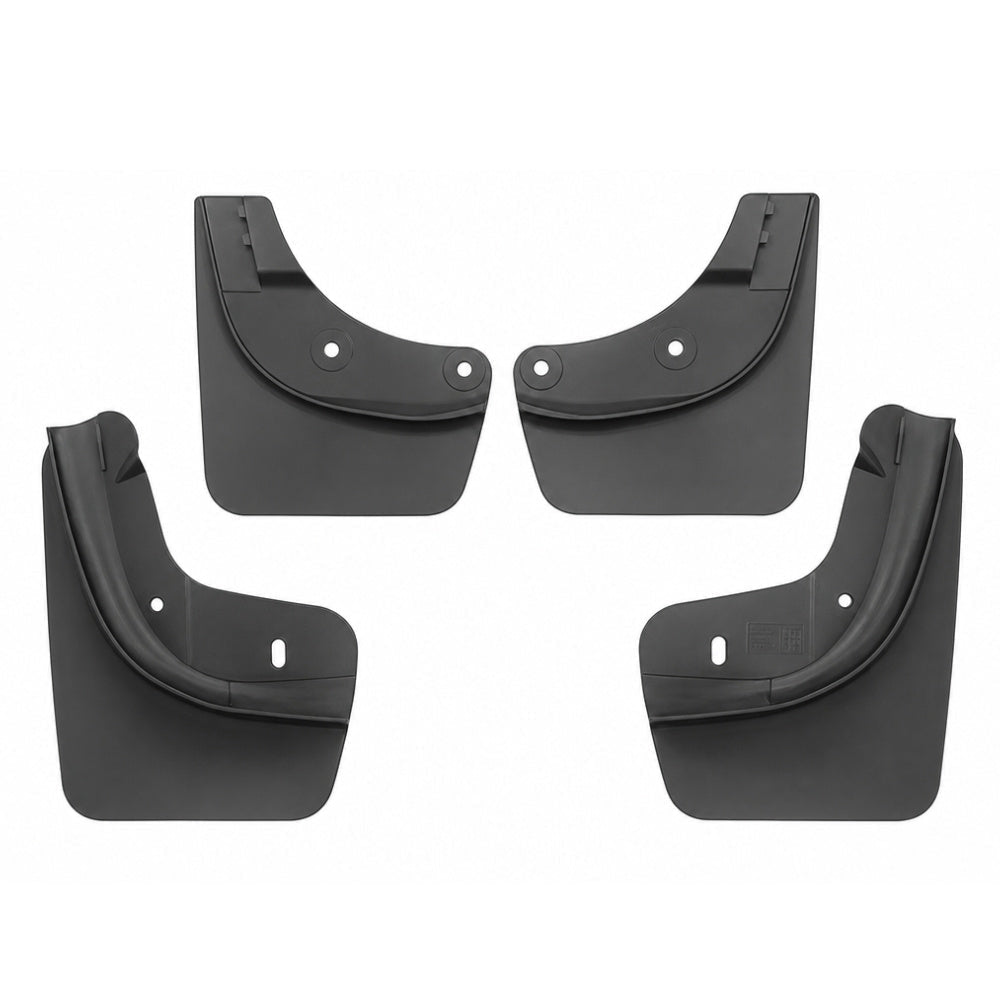 Upgraded OEM Mud Flaps for Model 3/Y | 4-Piece Kit | TPV Material | No-Drill Install