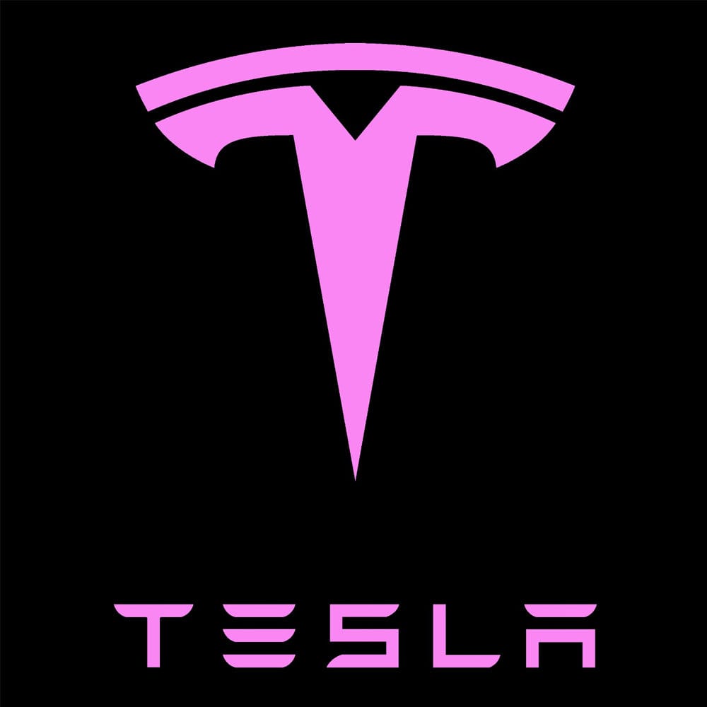 Tesla Model X Premium Door Puddle Lights Multiple Designs 2022-2026