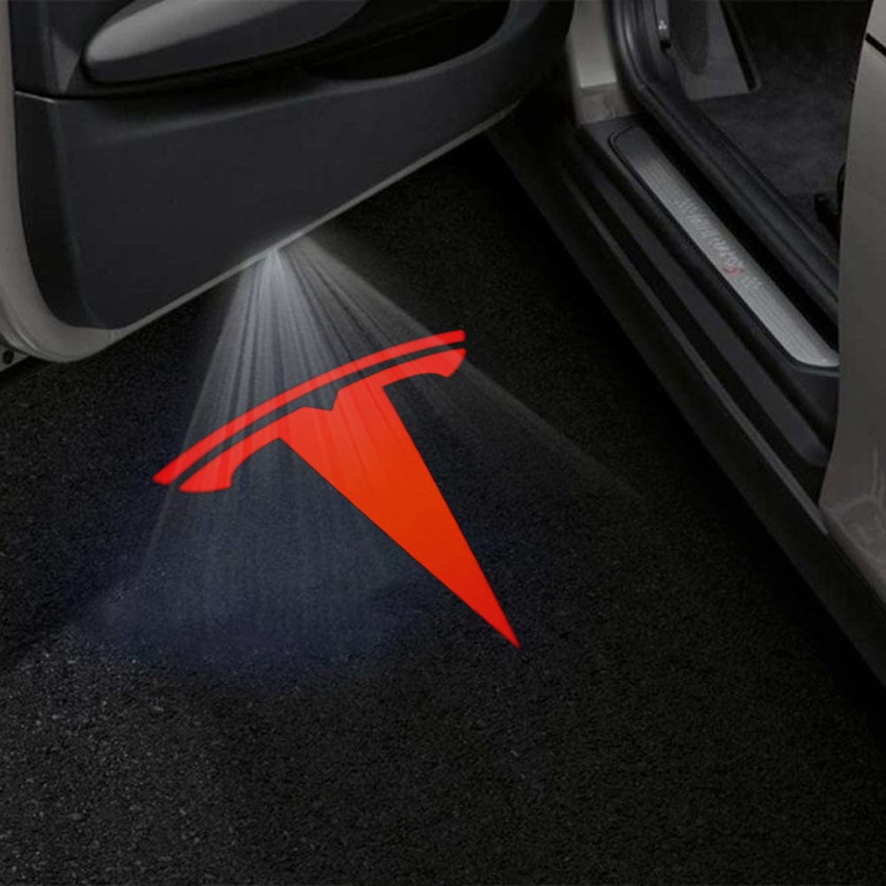Tesla Model X Premium Door Puddle Lights Multiple Designs 2022-2026