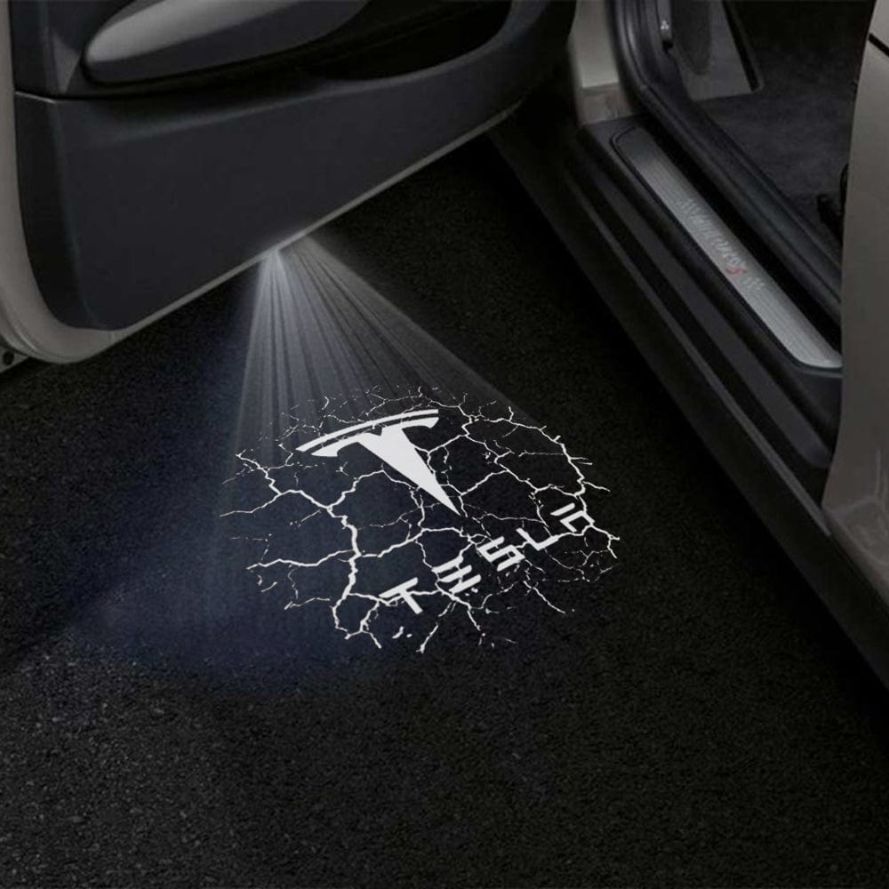 Tesla Model X Premium Door Puddle Lights Multiple Designs 2022-2026