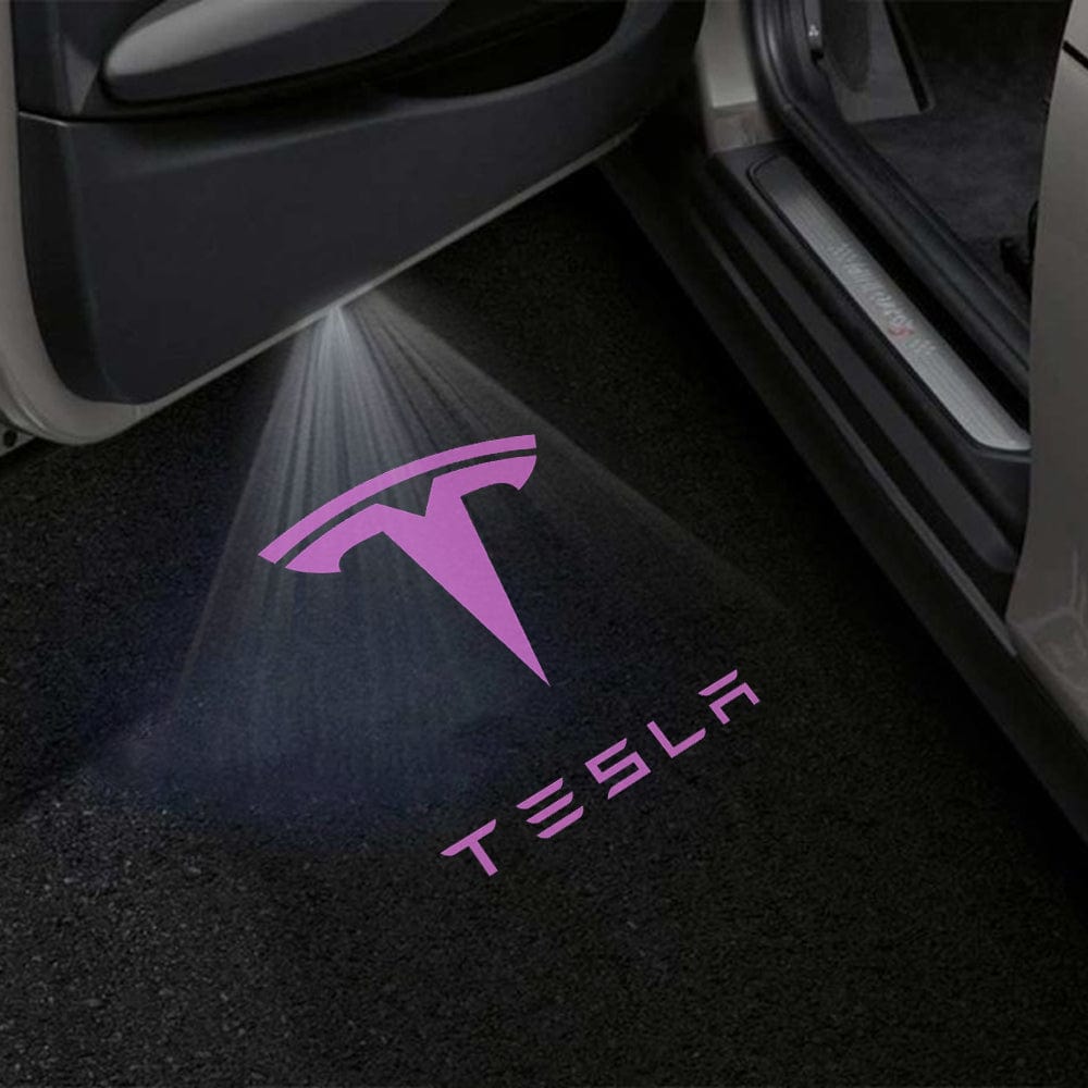 Tesla Model X Premium Door Puddle Lights Multiple Designs 2022-2026
