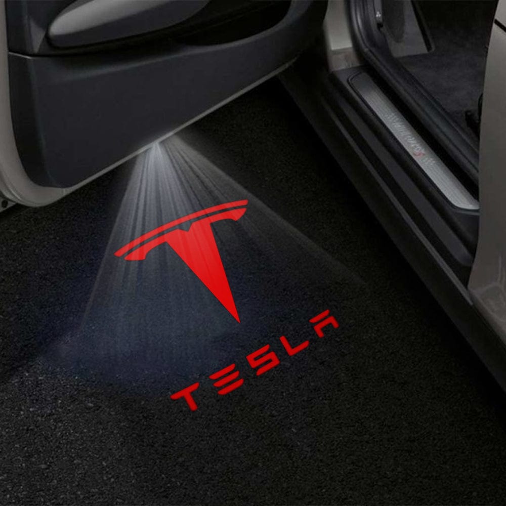 Tesla Model X Premium Door Puddle Lights Multiple Designs 2022-2026