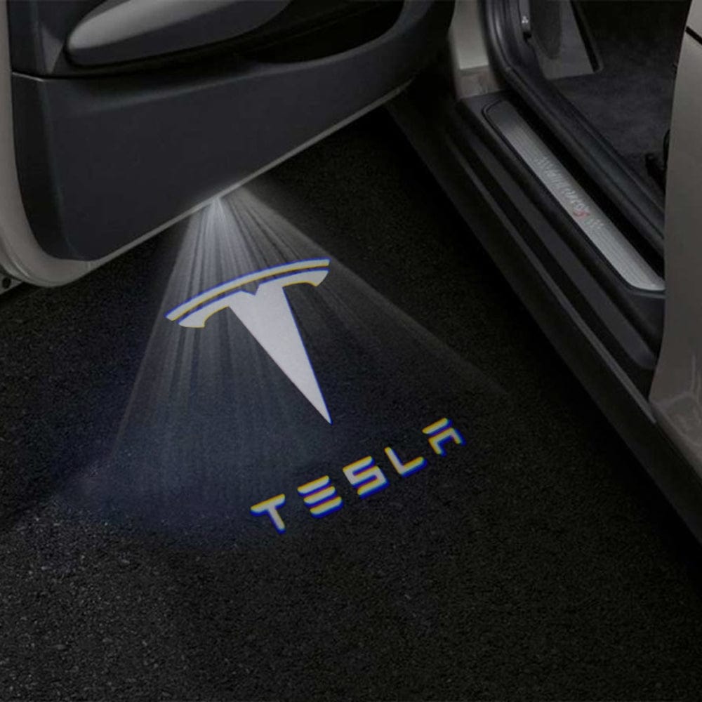 Tesla Model X Premium Door Puddle Lights Multiple Designs 2022-2026