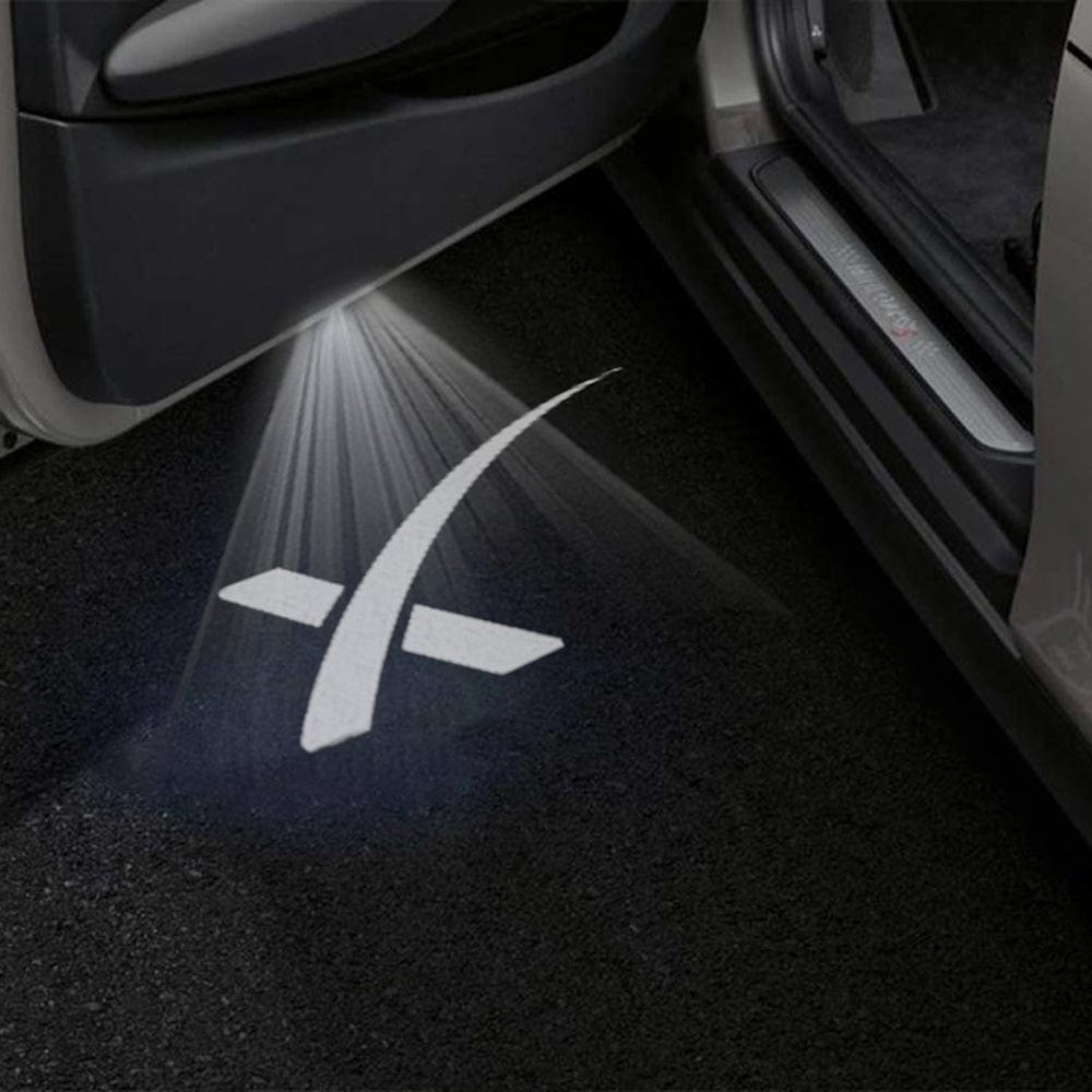 Tesla Model X Premium Door Puddle Lights Multiple Designs 2022-2026