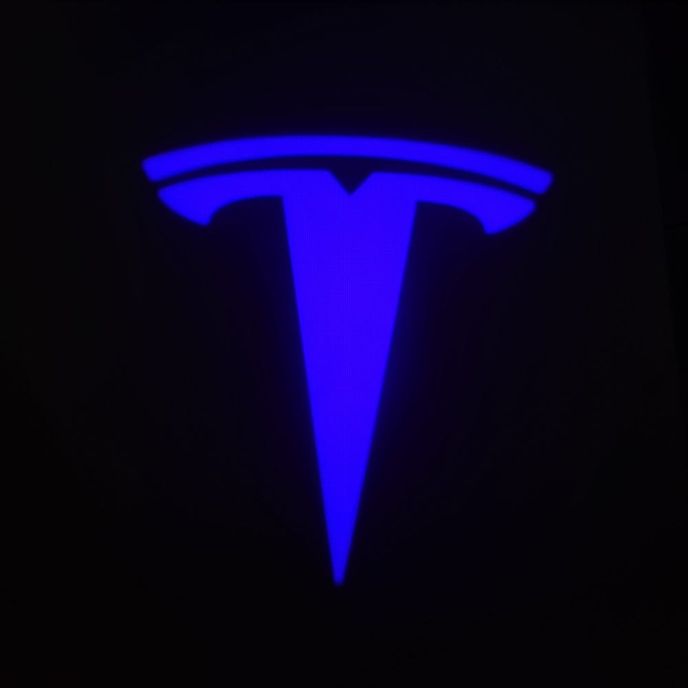 Tesla Model X Premium Door Puddle Lights Multiple Designs 2022-2026