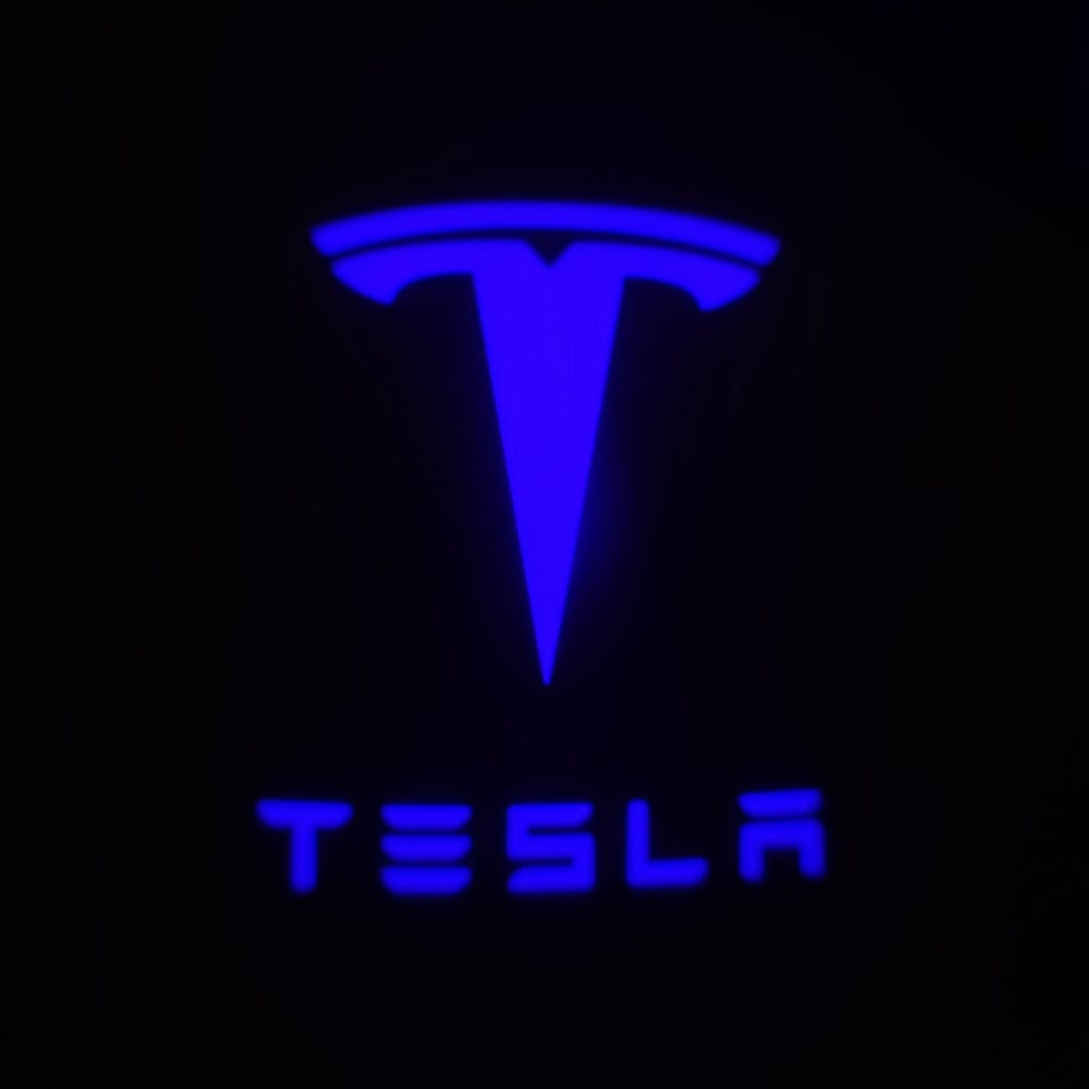 Tesla Model X Premium Door Puddle Lights Multiple Designs 2022-2026