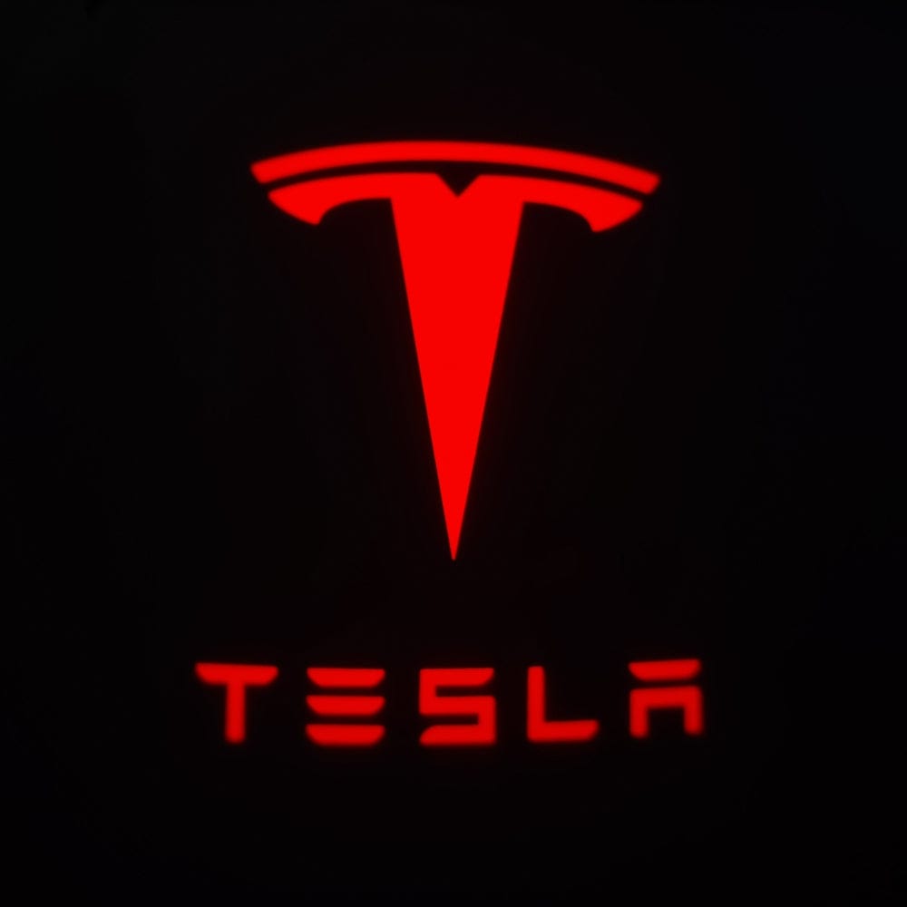 Tesla Model X Premium Door Puddle Lights Multiple Designs 2022-2026