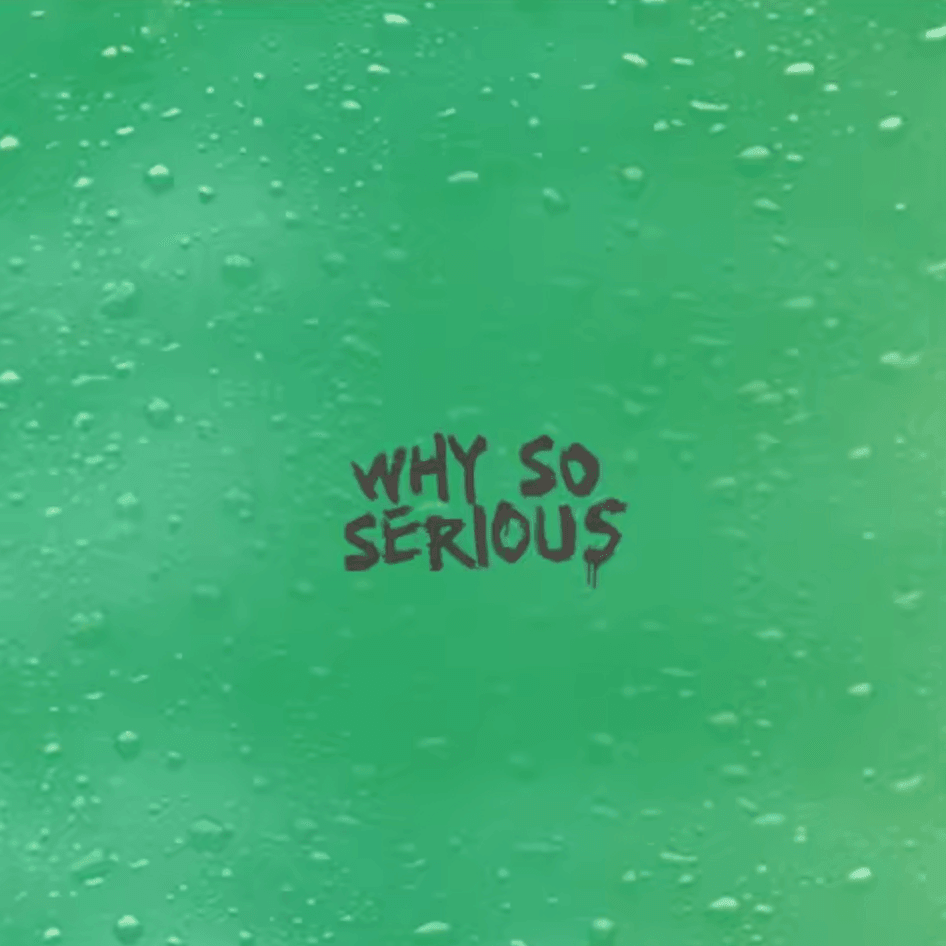 The Joker "Why so Serious" sticker for Helmet/Bike