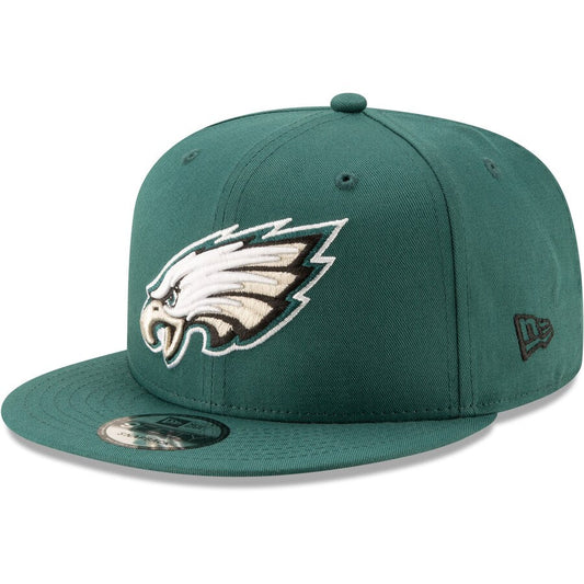 Philadelphia Eagles - Midnight Green Basic 9Fifty Adjustable Snapback Hat, New Era
