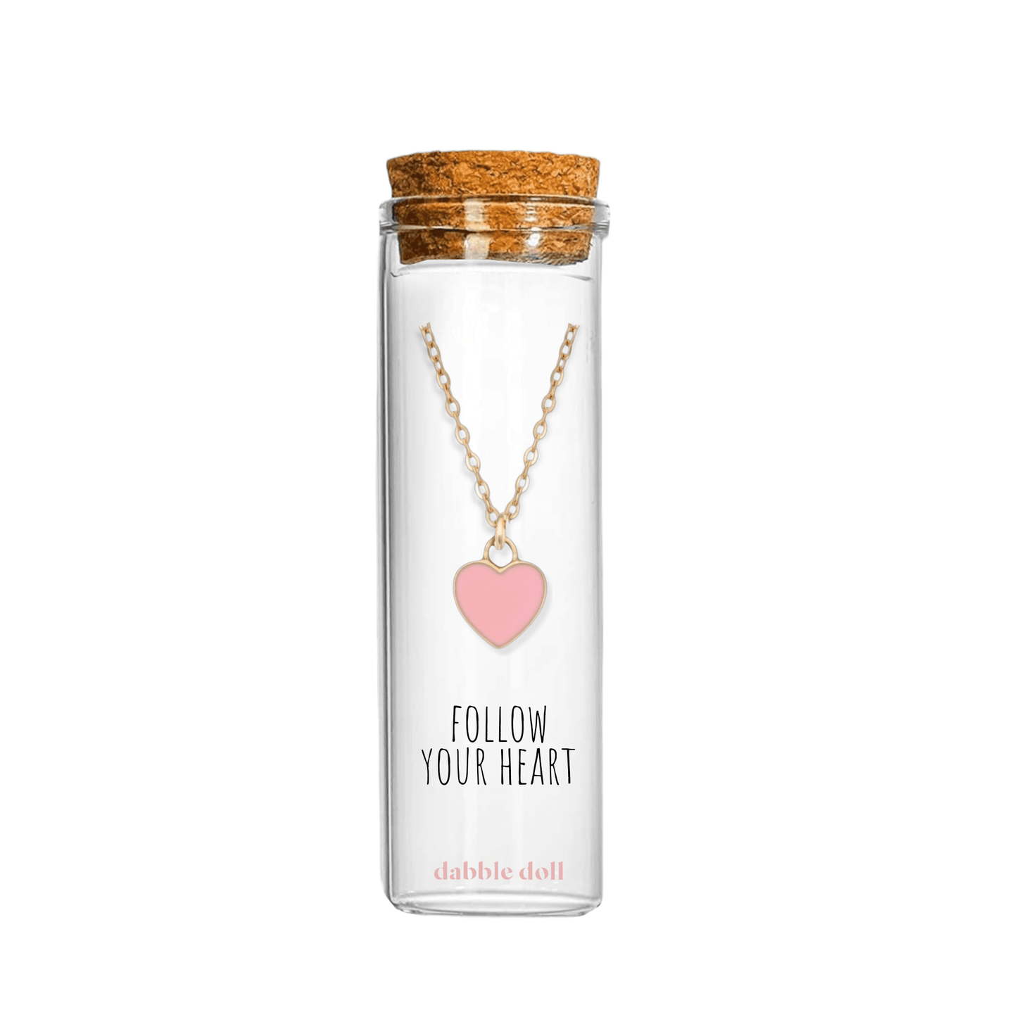 Heart Necklace, Message in a Bottle
