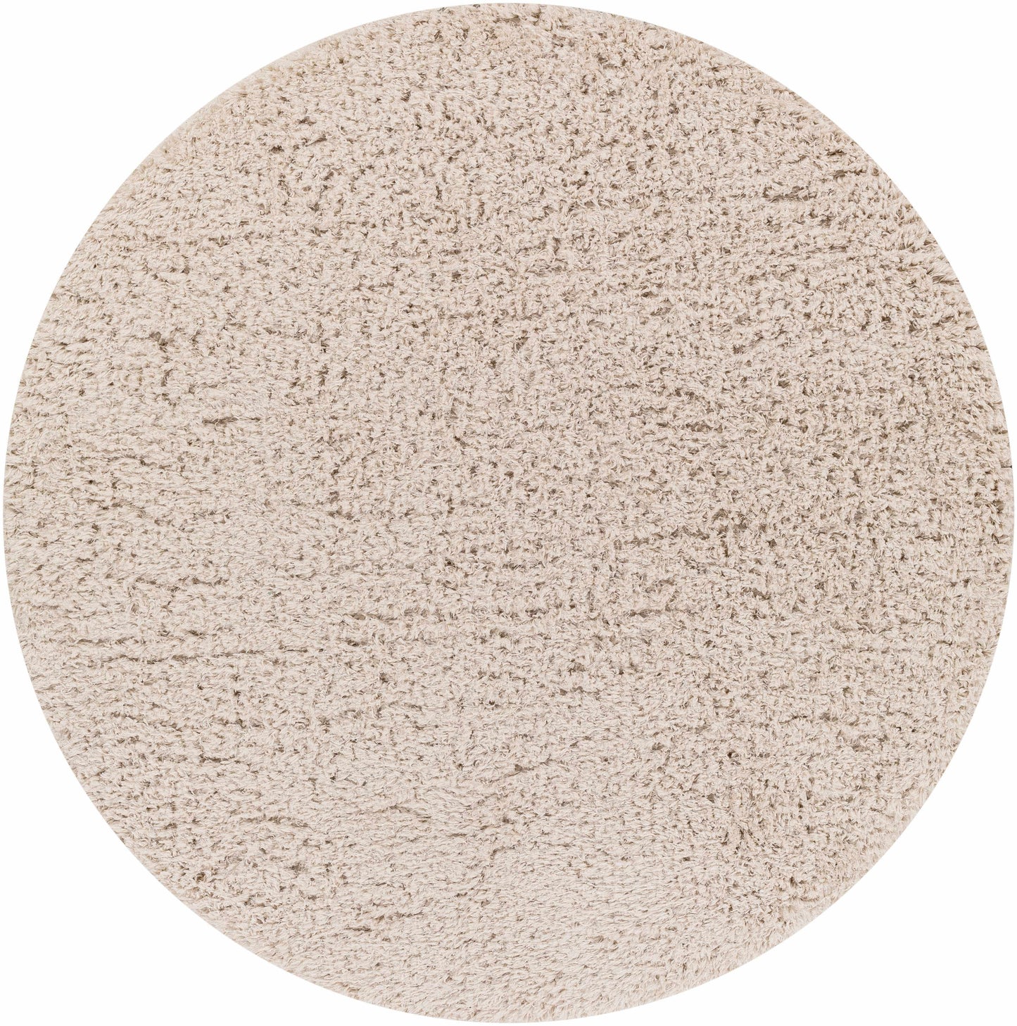 Siari Solid Oatmeal Shag Rug-5
