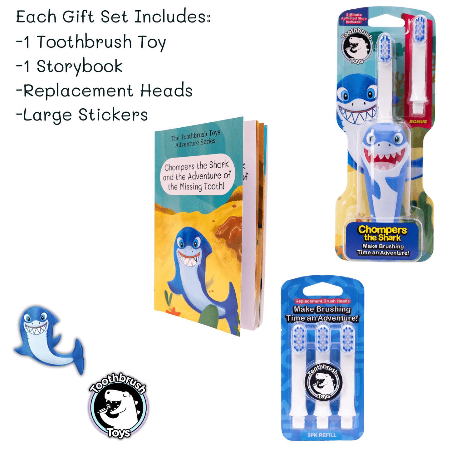 Toothbrush Toys Gift Set for Kids-2