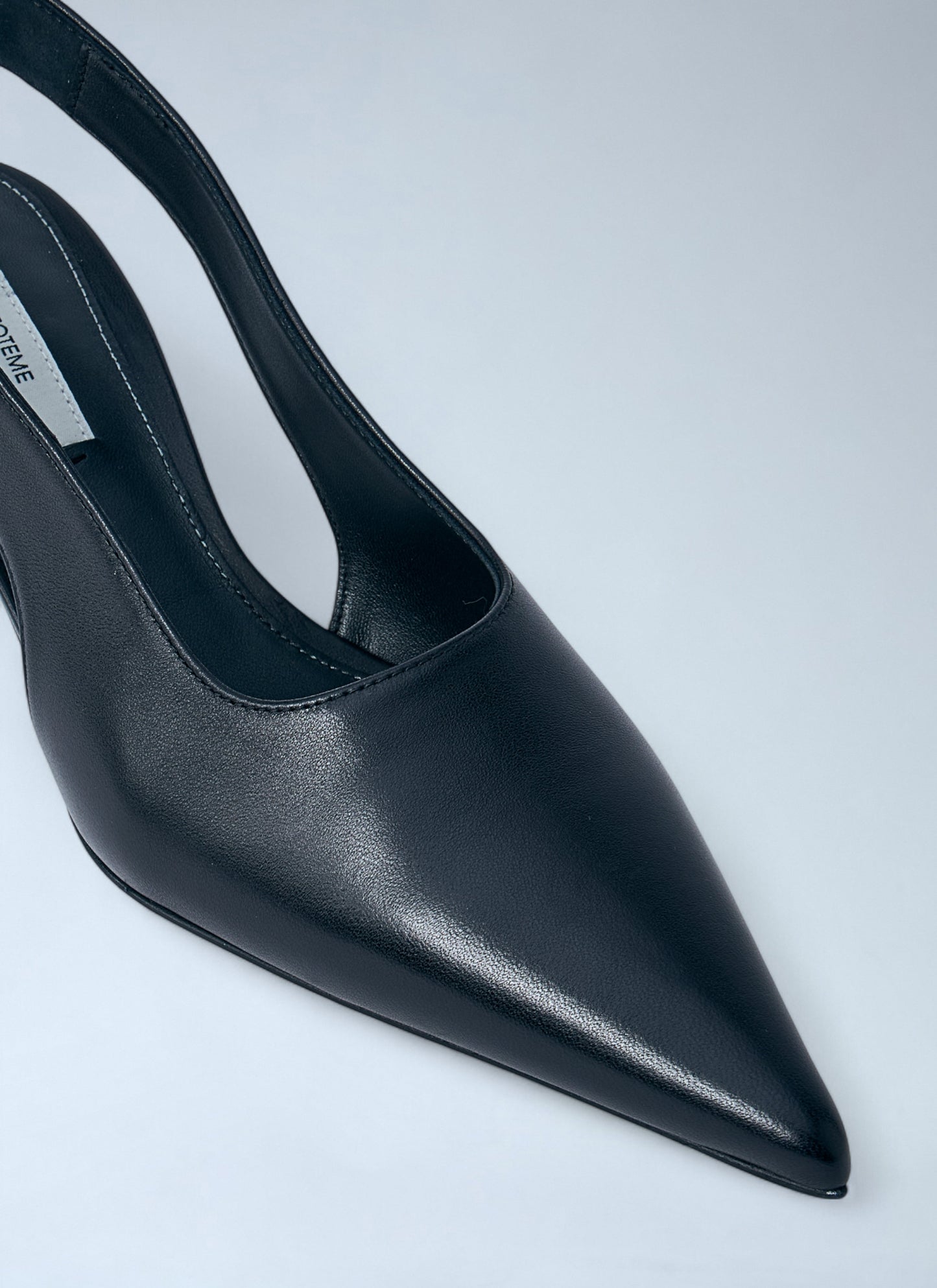 Toteme Women Classic Leather Slingback Heels