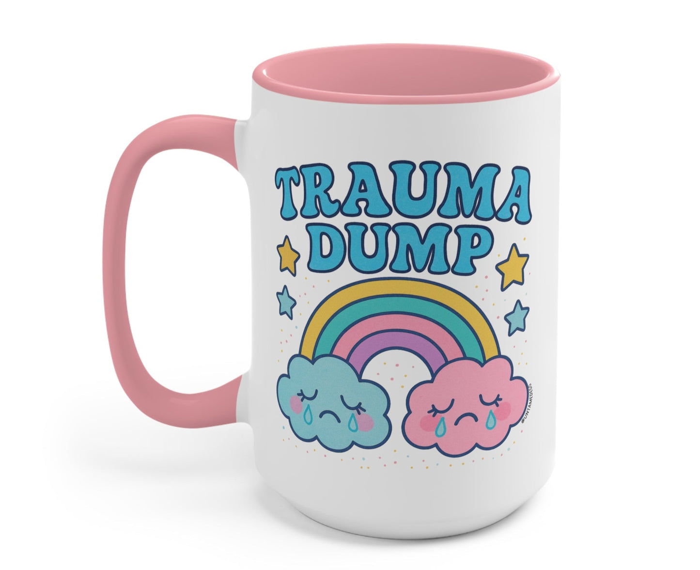 Trauma Dump Retro Mug