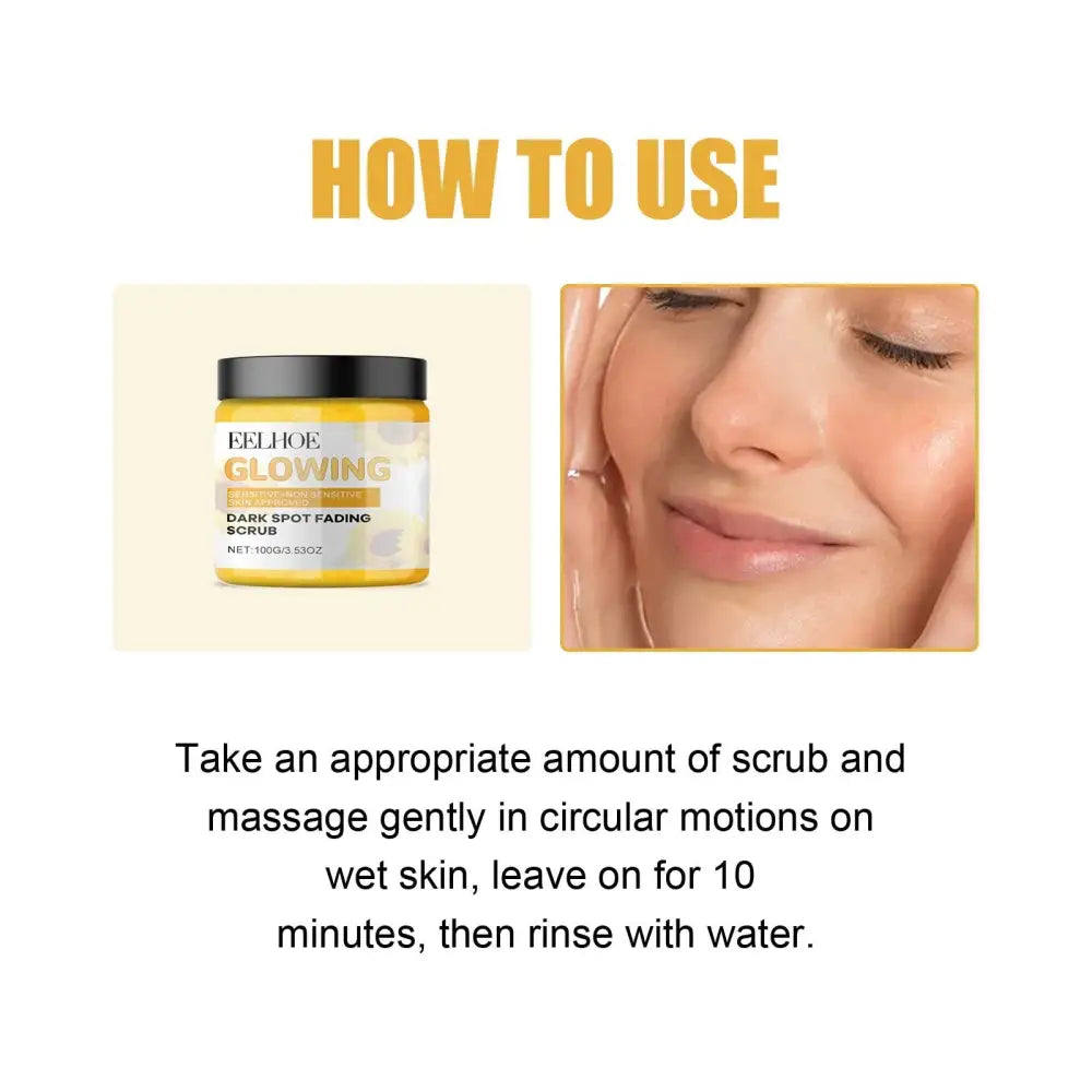Turmeric Exfoliating Facial Scrub for Dark Spots
