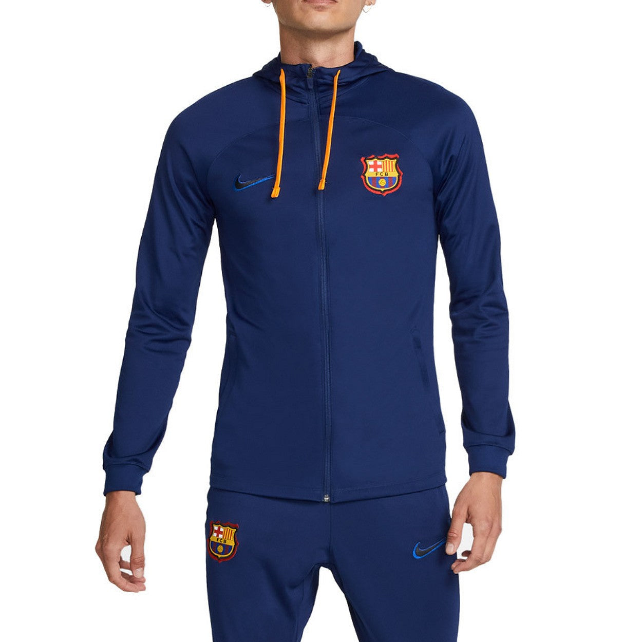 FC Barcelona hooded training presentation tracksuit 2022 - Nike-0