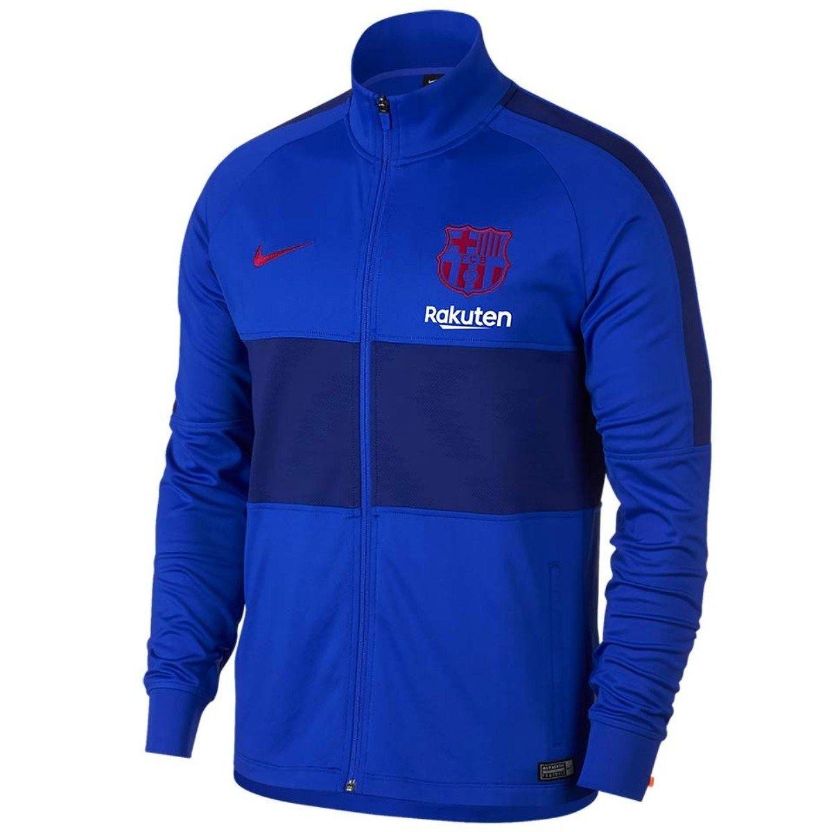 FC Barcelona blue training presentation Soccer tracksuit 2019/2020 - Nike-2