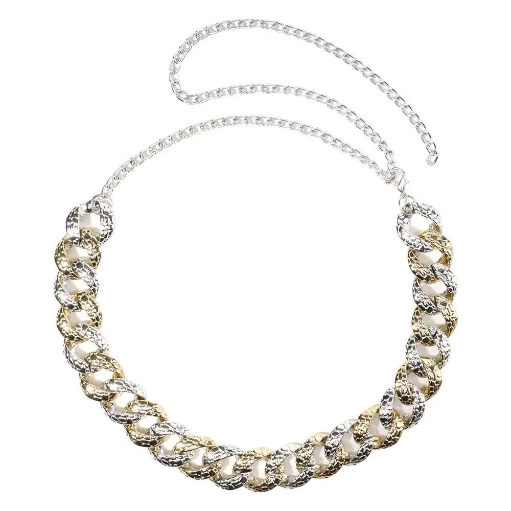 Two Tone Chain Summer Body Jewelry Belt