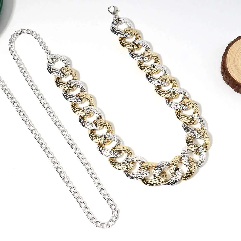 Two Tone Chain Summer Body Jewelry Belt