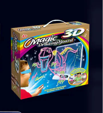 Magic 3D Flash Drawing Board - Multifunctional Color Toy