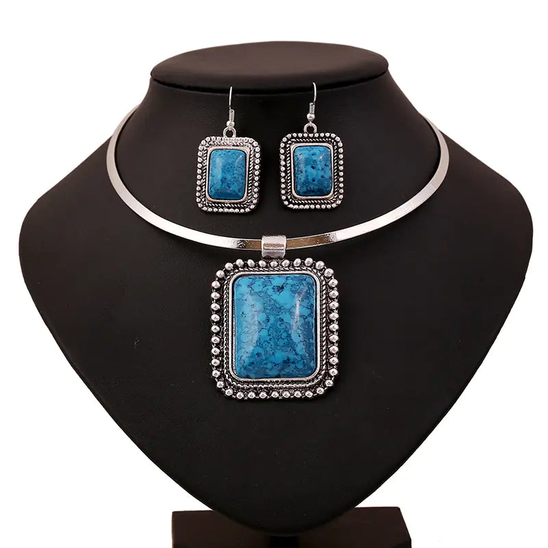 Necklace with Large Gemstones