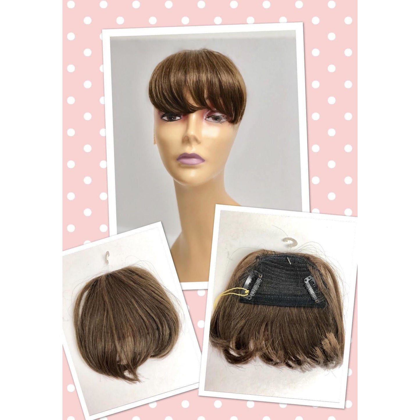 Unique 100% Human Hair Bang Piece