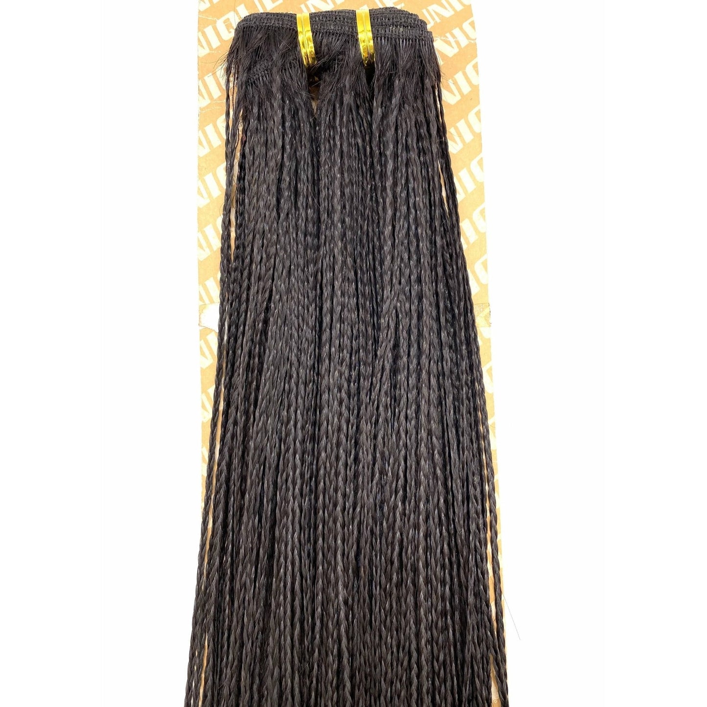 Unique Micro Braid  14" T1B Burgundy / 100% Human Hair