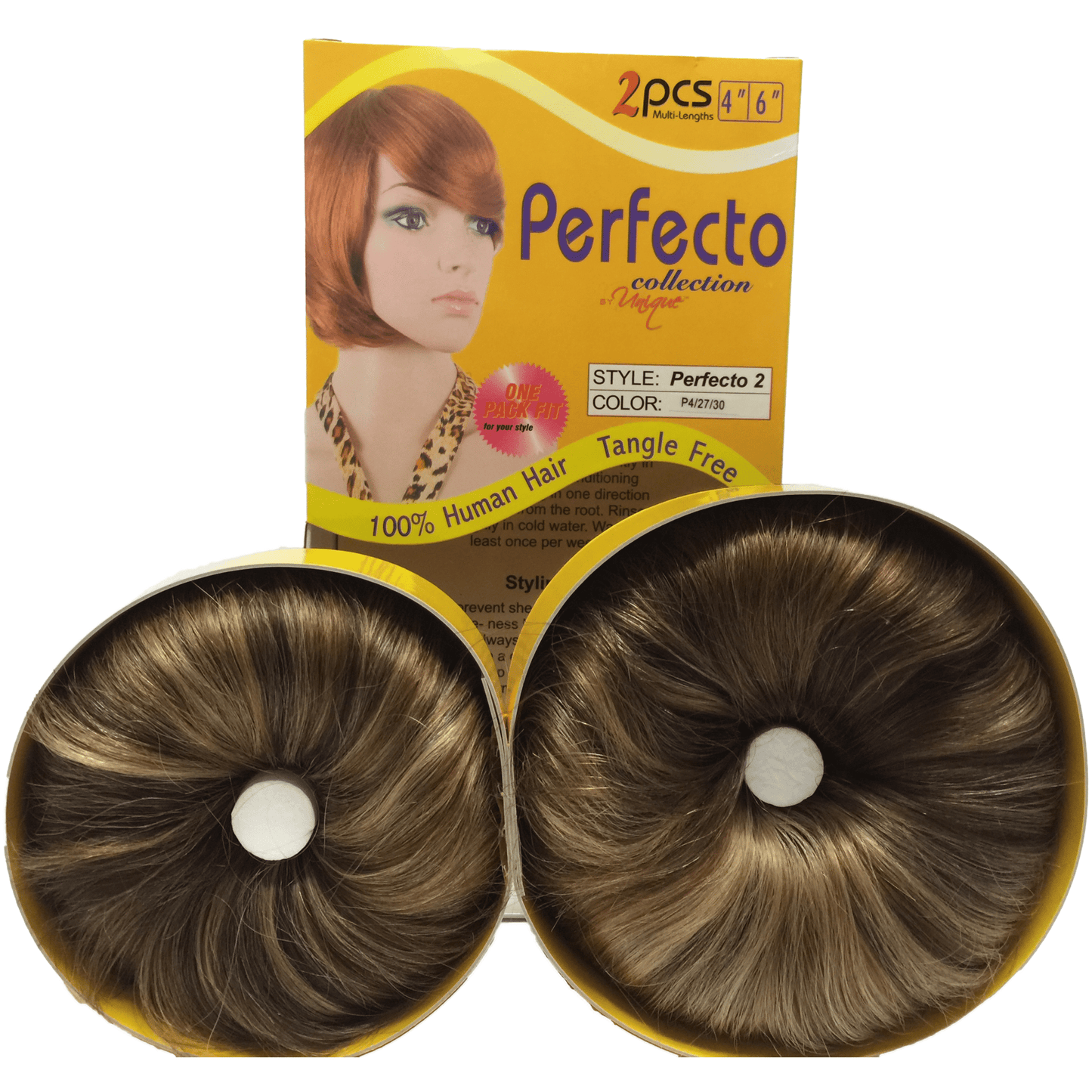 Unique's Perfecto 2 Bump Hair 4" & 6" / 100% Human Hair