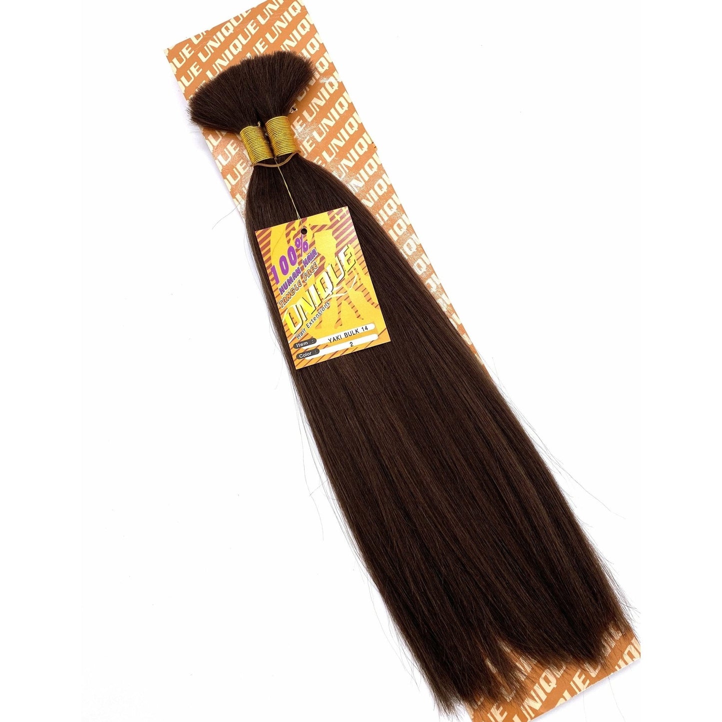 Unique's Yaki Bulk / 100% Human Hair 14"