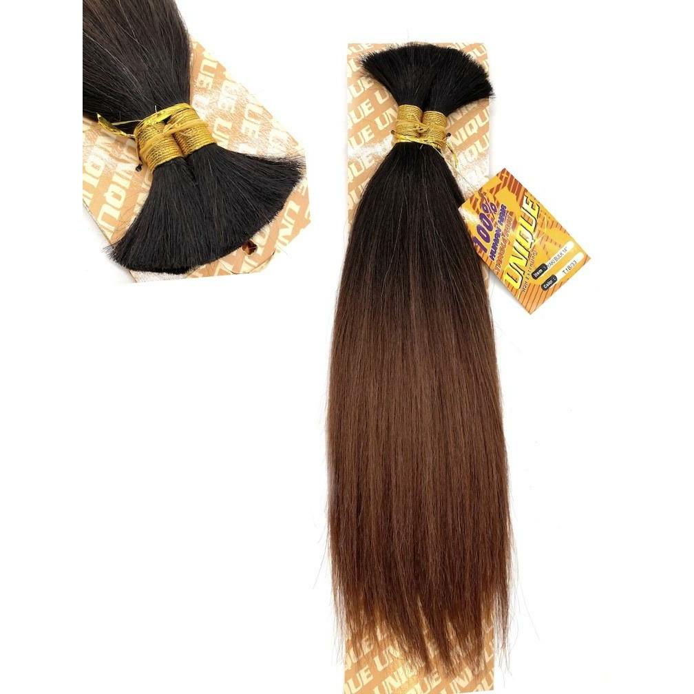 Unique's Yaki Bulk / 100% Human Hair 14"