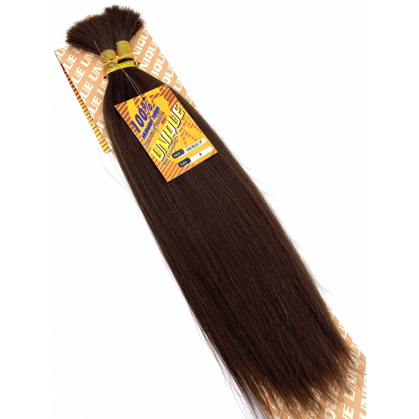 Unique's Yaki Bulk / 100% Human Hair 14"