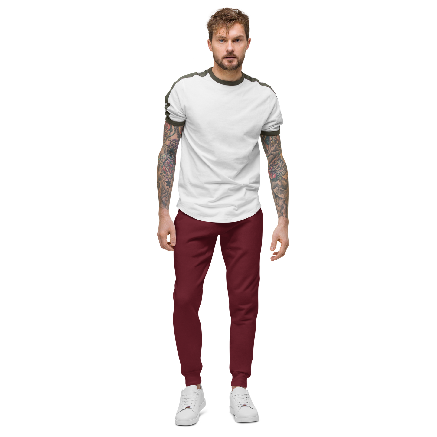 Maroon Fleece Sweatpants