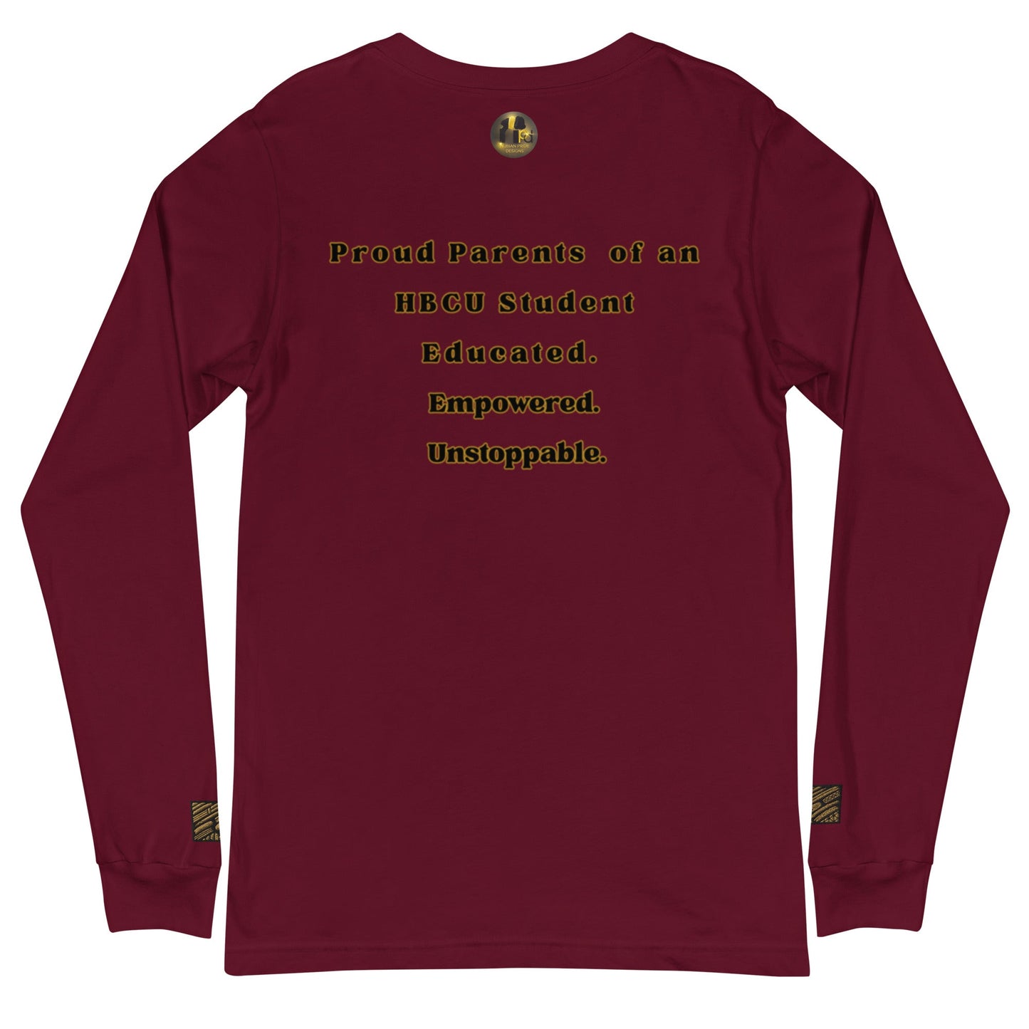 Proud HBCU Parents Unisex Long Sleeve Tee