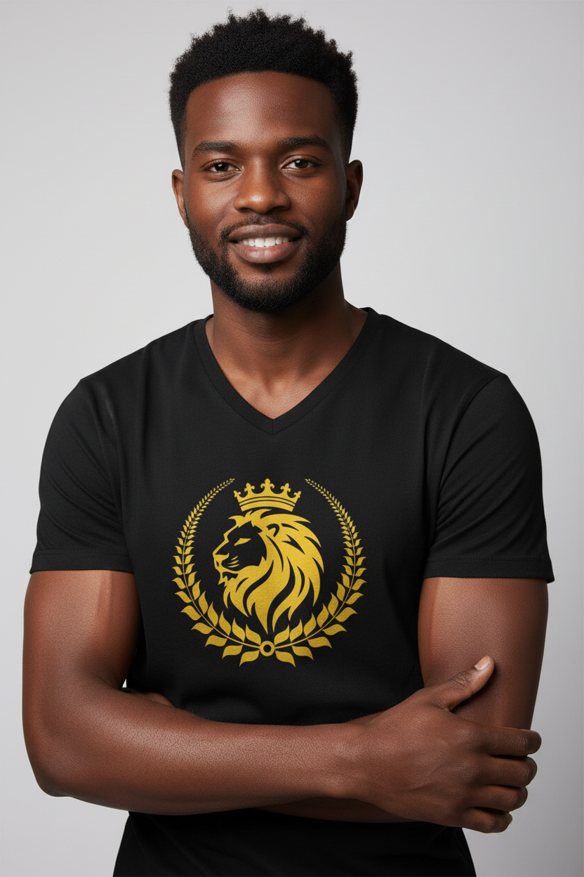 Lion of Judah Men's V-Neck Tee