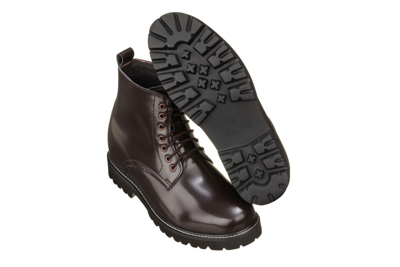 CALTO - K8711 - 3.3 Inches Taller (Dark Brown)