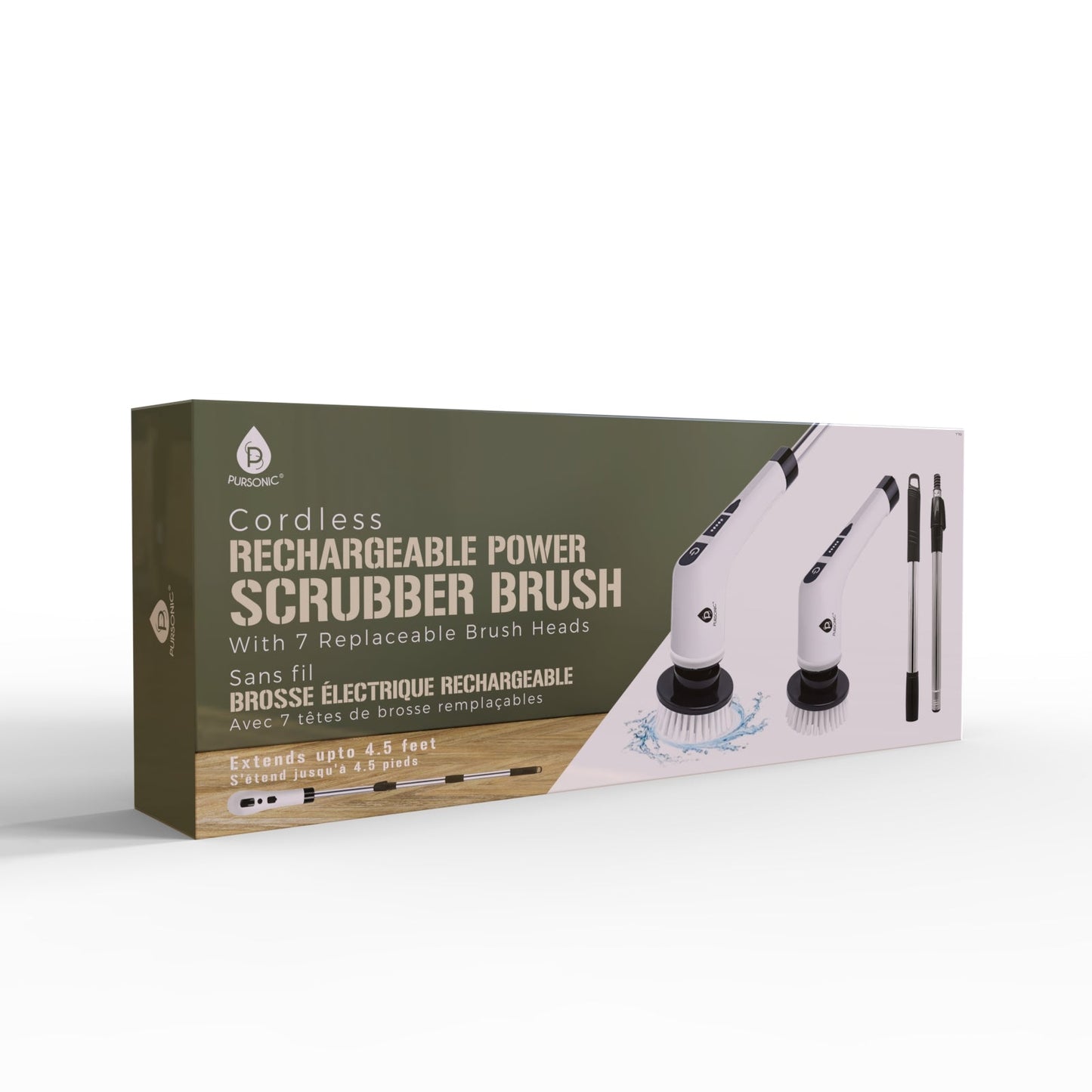 Cordless Rechargeable Power Scrubber Brush-3