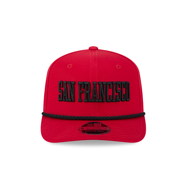San Francisco 49Ers - 9Seventy Woodmark Stretch-Snap Hat, New Era