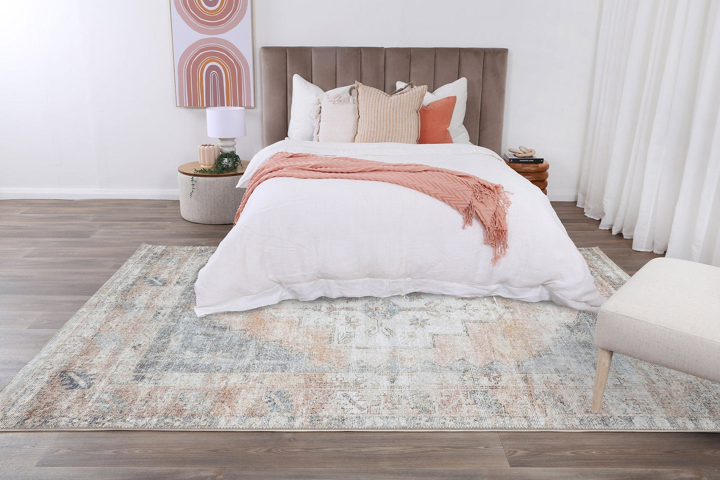 Valeria Machine Washable in Multicolor Rug-2