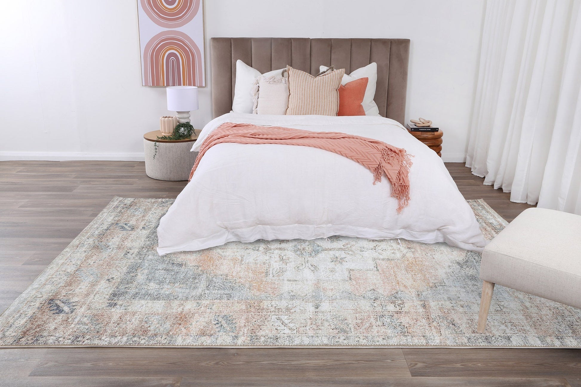 Valeria Machine Washable in Multicolor Rug-2