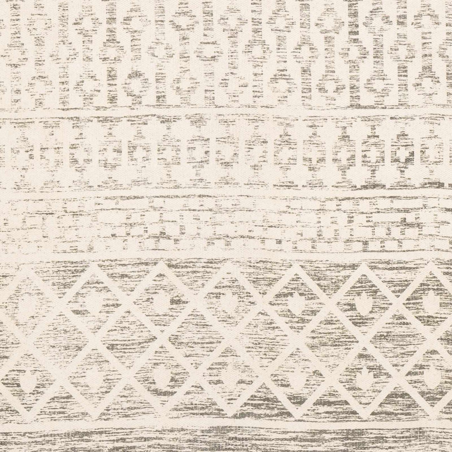 Valyermo Beige Hand Woven Cotton Rug-3