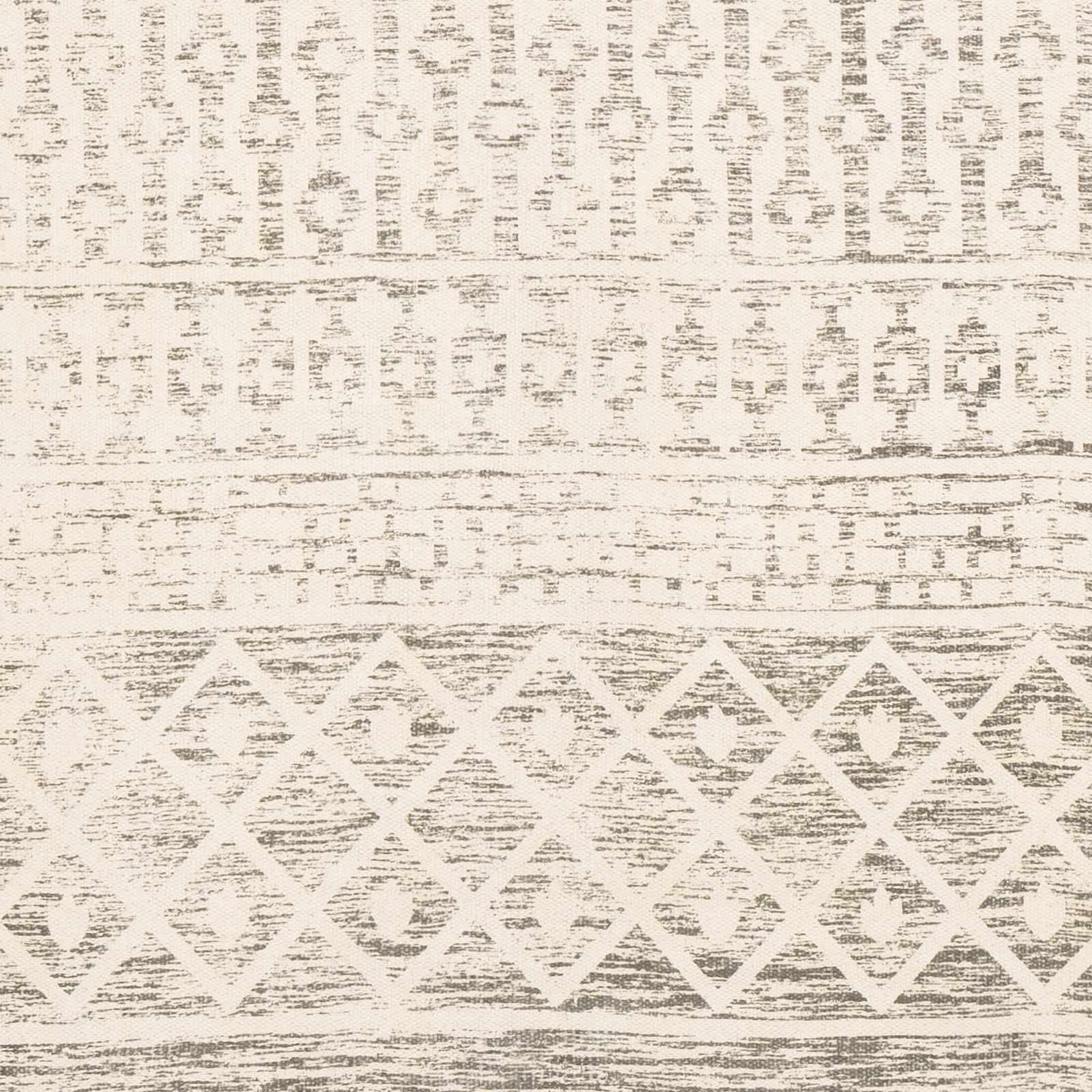 Valyermo Beige Hand Woven Cotton Rug-3