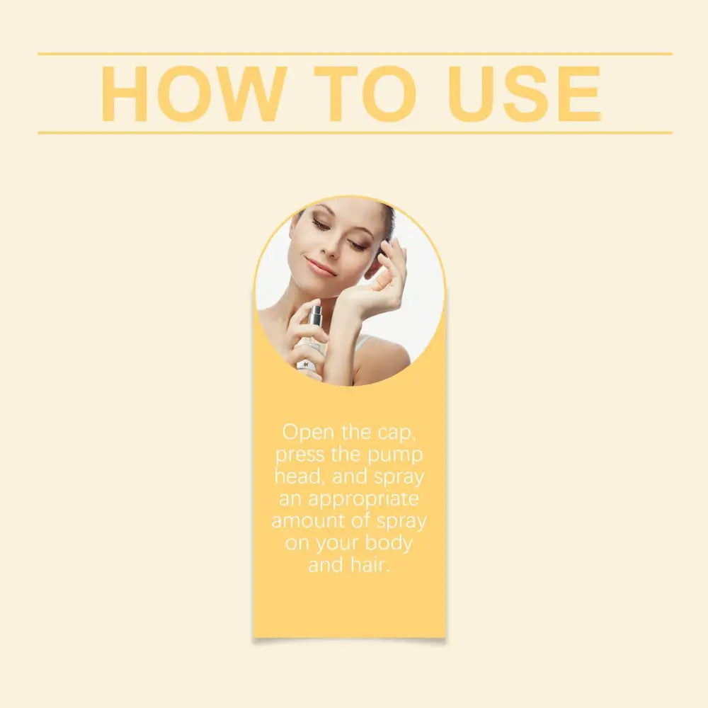 Vanilla Body Hair Perfume Spray