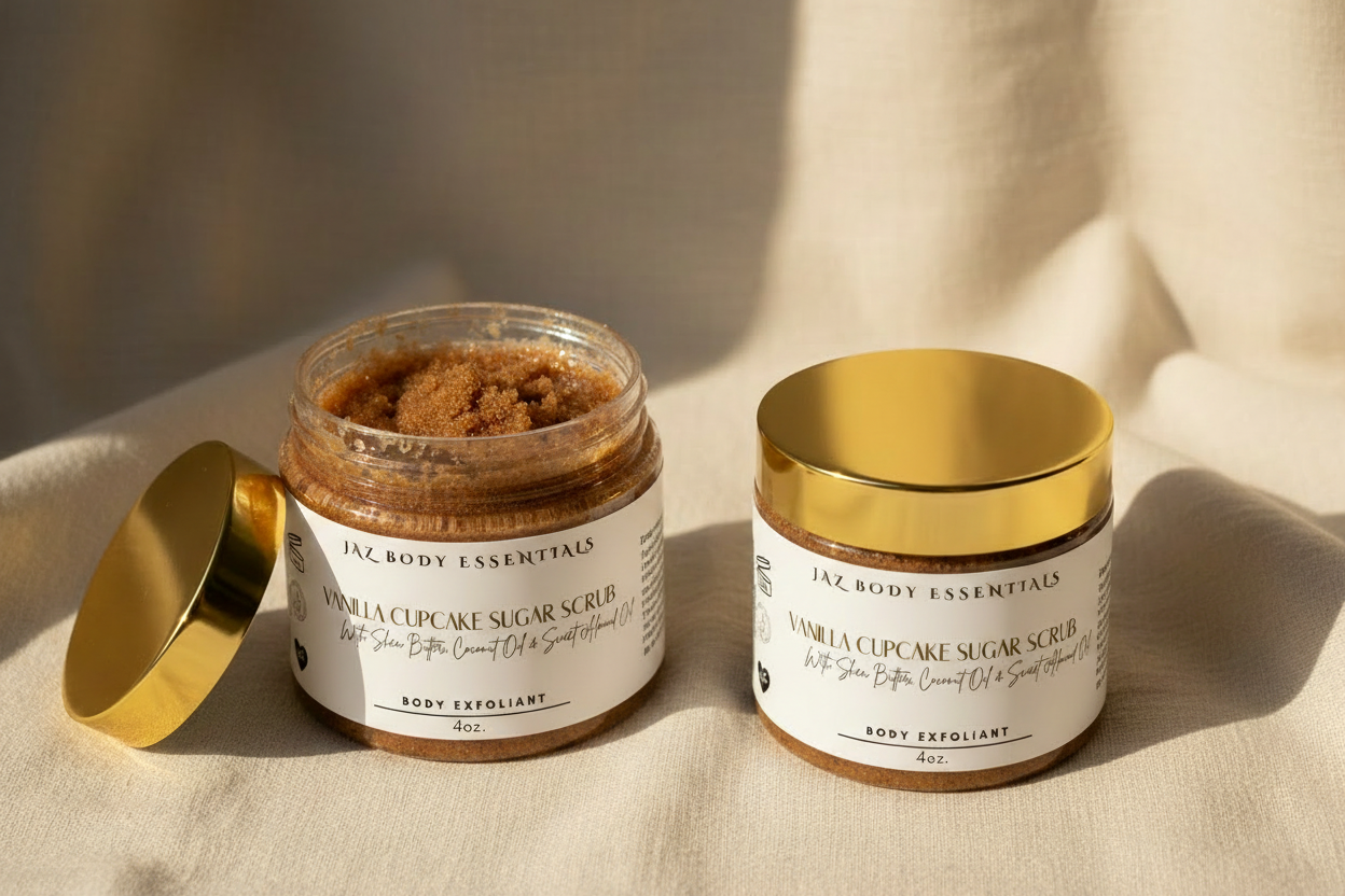 Emulsified Vanilla Cupcake Sugar Scrub-0