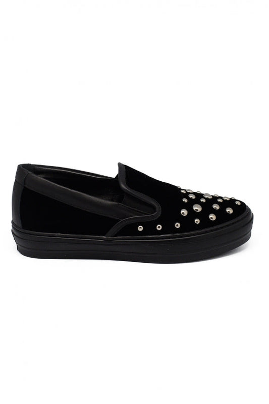 Salvatore Ferragamo Women Velvet Slip-On