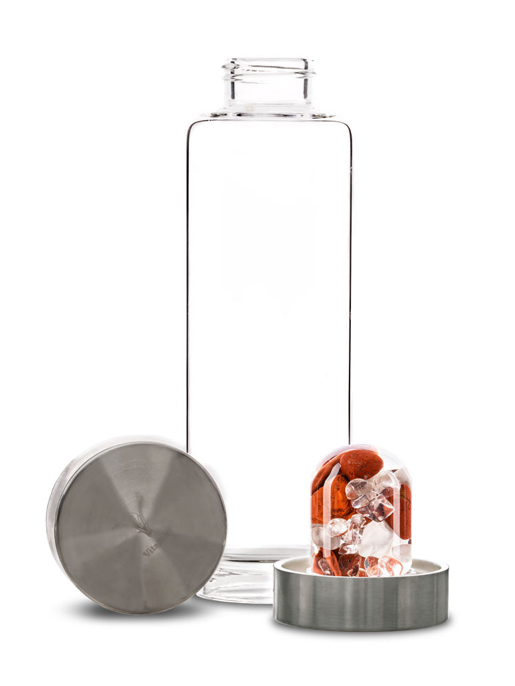 ViA FITNESS | Red Jasper, Magnesite & Clear Quartz