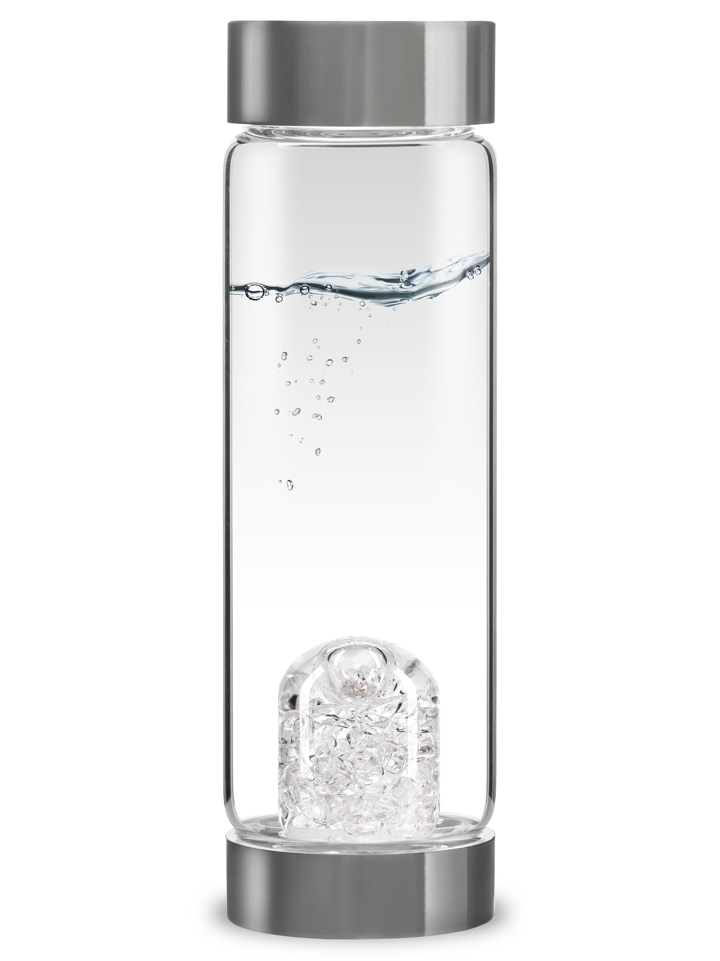 ViA DIAMONDS | Genuine Diamond Slivers (4ct.) & Clear Quartz
