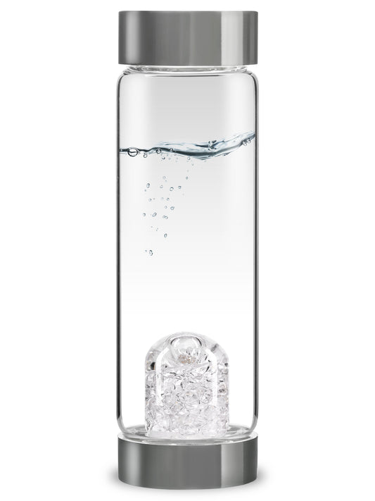 ViA DIAMONDS | Genuine Diamond Slivers (4ct.) & Clear Quartz