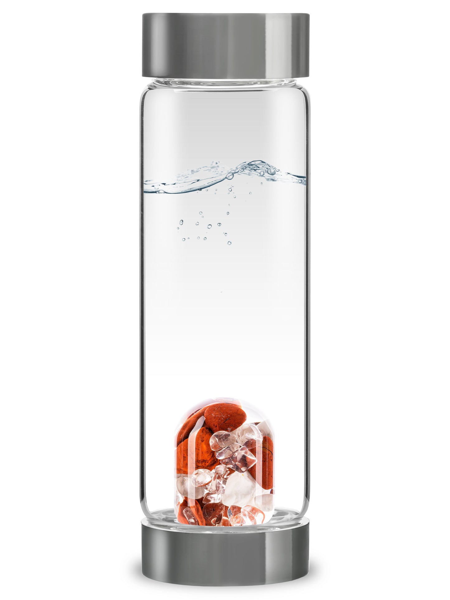 ViA FITNESS | Red Jasper, Magnesite & Clear Quartz